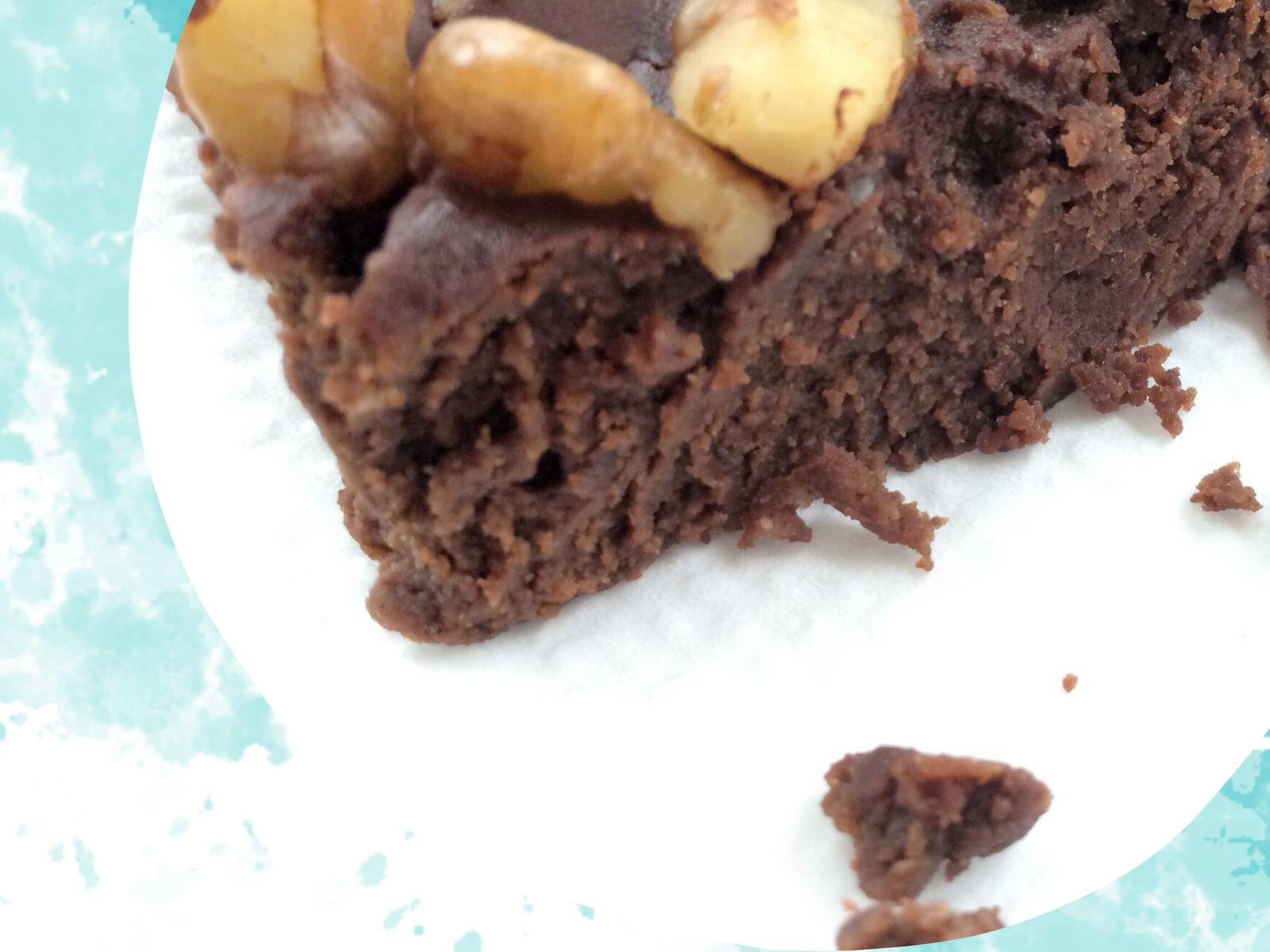 Healthy Fudge Brownies using BLACK BEANS!